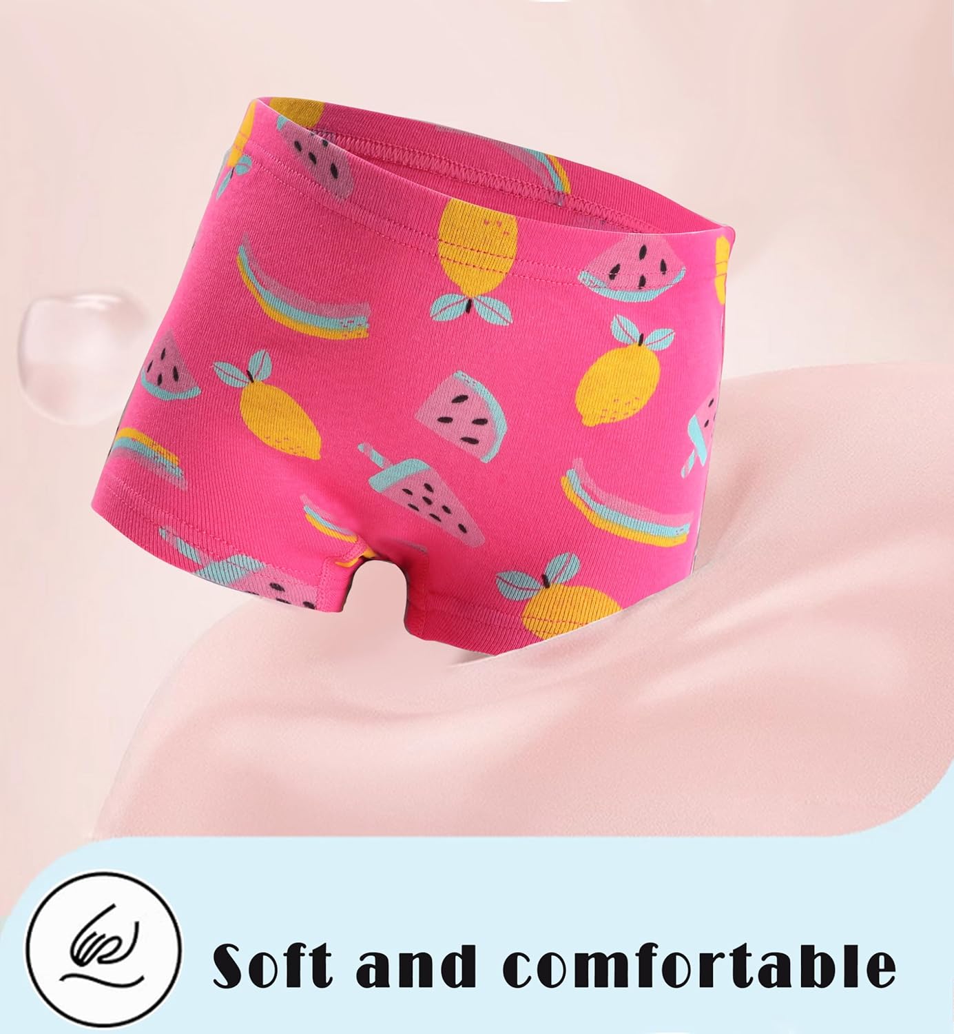 Sladatona Soft Girls Boyshort Panties Cotton Briefs Kids Underwear