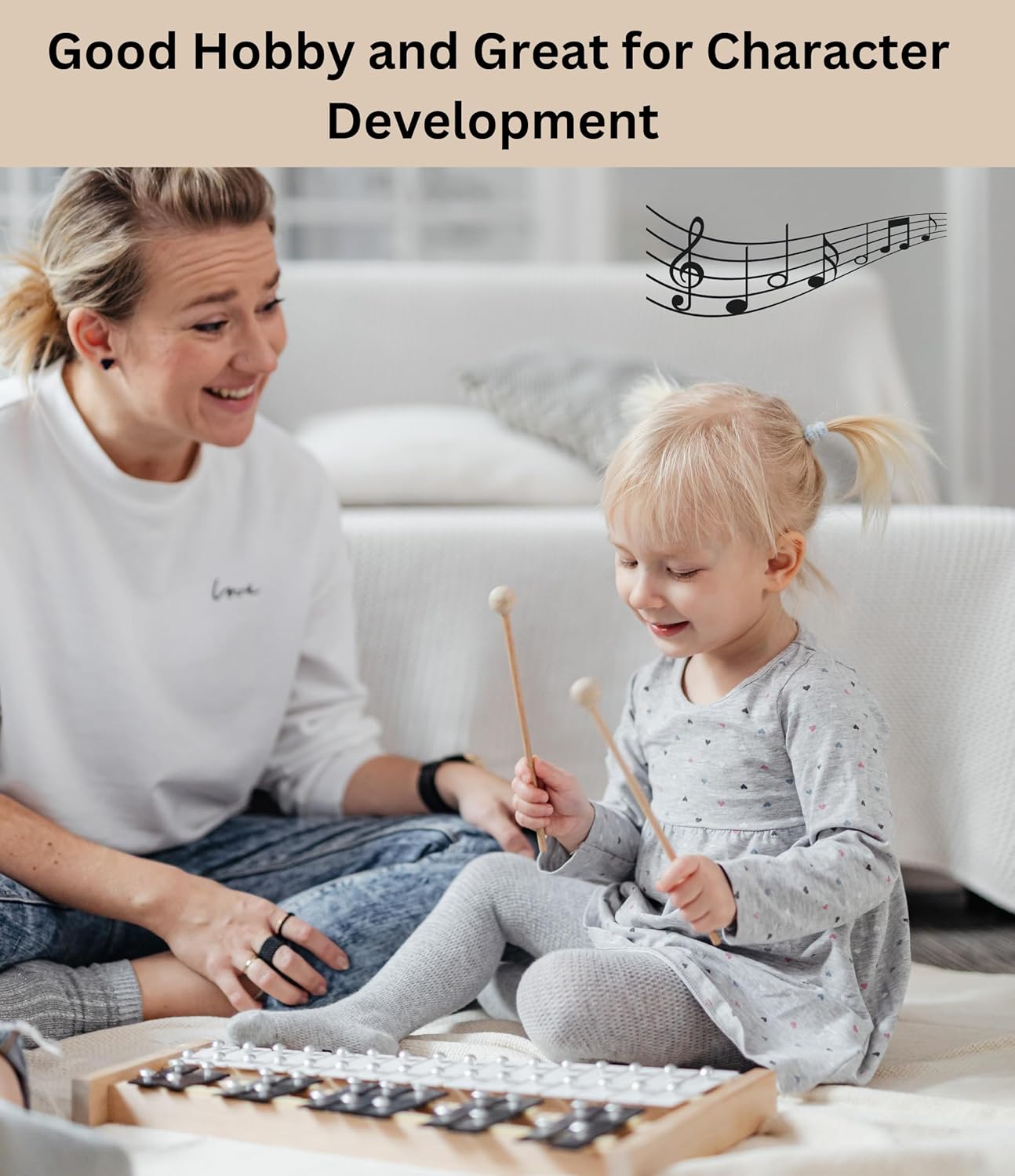 Xylophone + Rubber & Wooden Beaters| 27 Notes Glockenspiel for Adult & Kids| Professional Xylophone Instrument Music Teaching| Gifts Includes Song Book and Carry Case