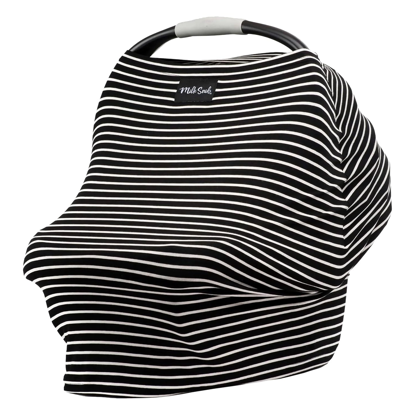 Milk Snob Original 5-in-1 Cover - Nursing Cover for Breastfeeding - Baby Car Seat Cover, Carseat Canopy & Stroller - Essential All-in-One Cover - Gift for Mom, Baby (Modern Stripe)