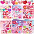 36 Sheets Heart Stickers, Valentine Stickers, Valentines Day Stickers for Kids Cards Craft Scrapbooking, Party Favors Gifts Weddings Anniversaries Decoration