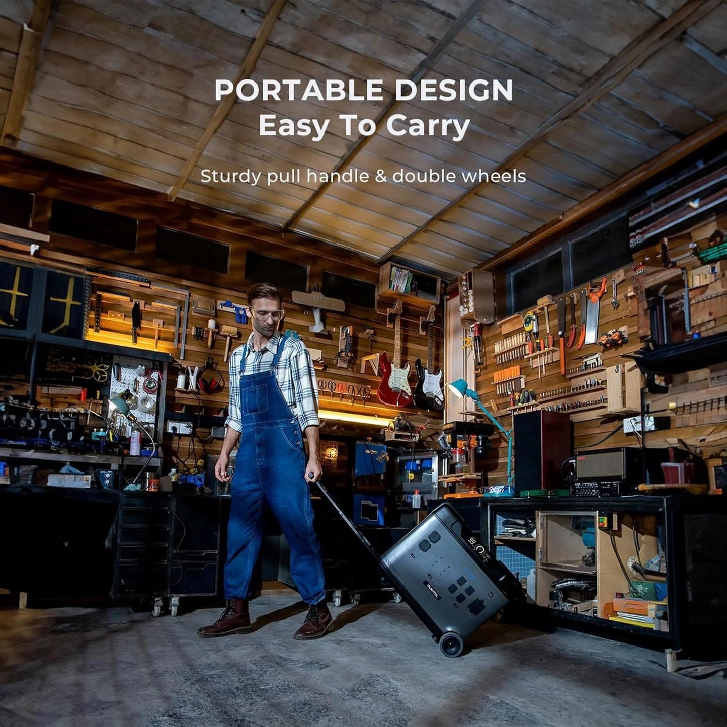 OUKITEL Portable Power Station P5000 Pro, 5120Wh Large Capacity Solar Generator, 5x3600W AC Output(5000W Surge), 2.8H Fully Charged, 1000W MPPT Solar for Emergency, Home Backup, RV, Camping