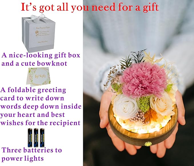 Valley of Rain & Forest Long-Lasting Real Flowers, Unique Floral Gift for You to Send Love for All Occasions, for Indoor Decoration (Pink Carnation, White & Yellow Roses arrangement)