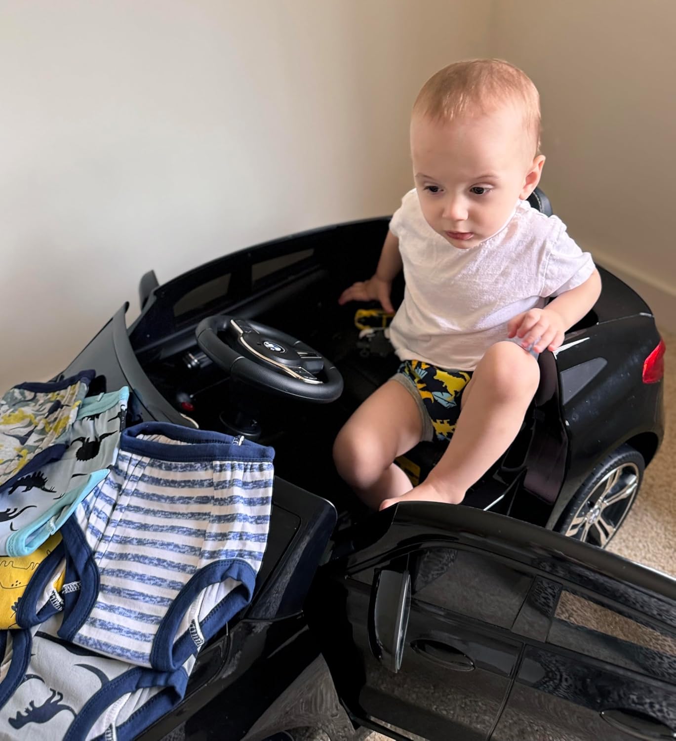 BIG ELEPHANT Potty Training Underwear - 10 Pack, 100% Cotton Absorbent Unisex Toddler Pee Pants for Boys Girls