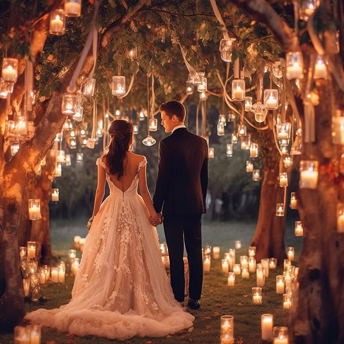 Sawysine 24 Pcs Glass Cylinder Vases 2.5''/2.95''/3.9'' Diameter Clear Flowers Vase Hurricane Floating Candles Holders for Table Centerpieces (3.9 x 8 in,3.9 x 10 in,3.9 x 12 in)