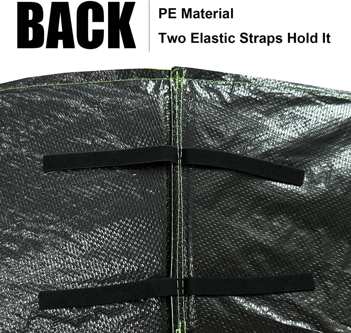 LANGXUN Universal Trampoline Repalcement Safety Pad, 8ft 10ft 12ft 14ft 15ft 16ft Waterproof Surround Spring Foam Cover for Round Frame