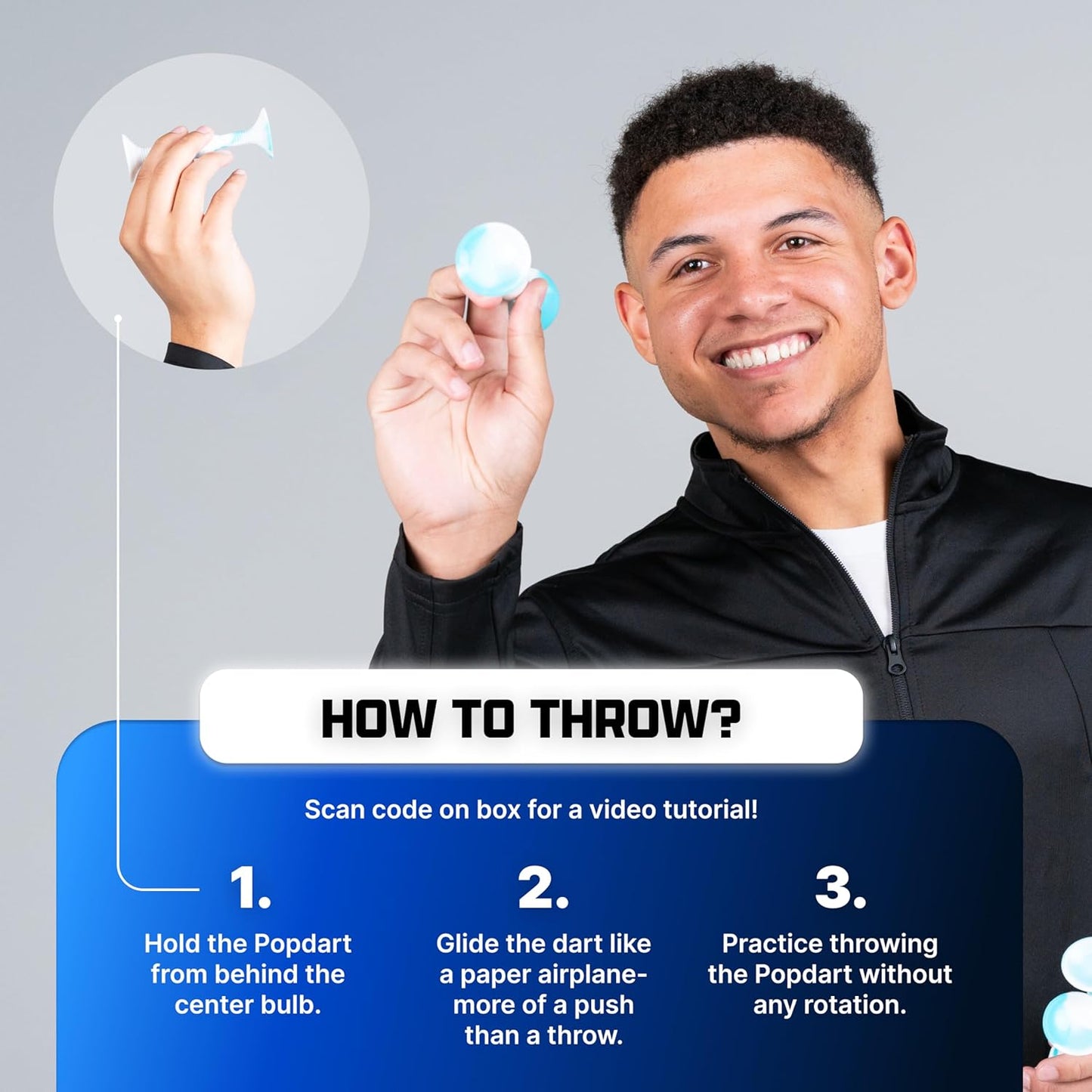 Popdarts PRO Pack Game Set (Party) - Indoor, Outdoor Suction Cup Throwing Game - Competition with a POP