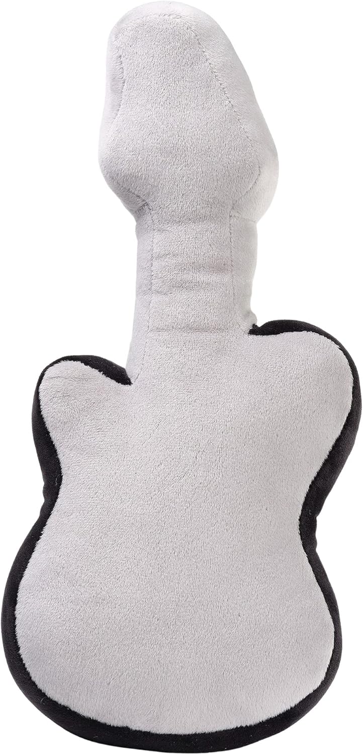 Lambs & Ivy Rock Star Plush Guitar Instrument Stuffed Toy - Gray/Black