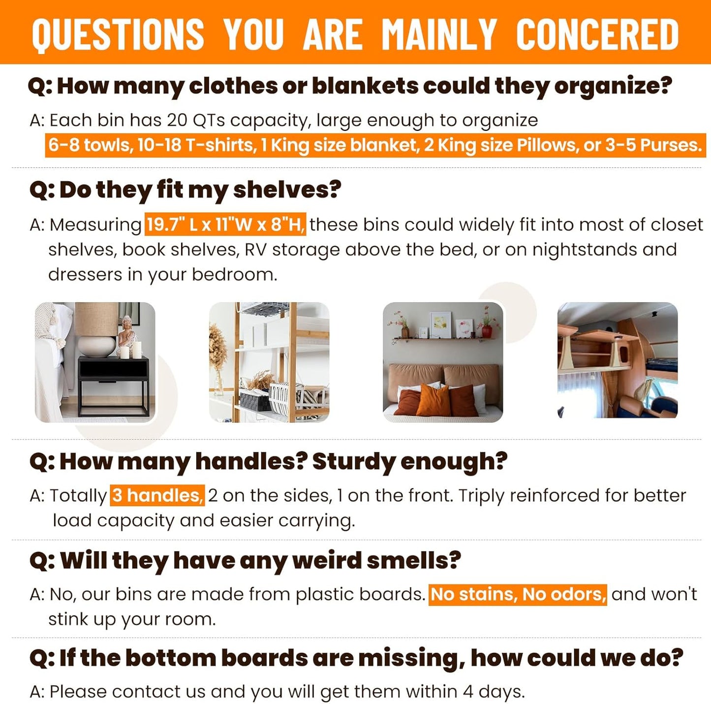 Extra Large Closet Organizers Bins 4 Pack - Blanket Basket for Organizing/Home Clothes Storage Bins for Jeans/Toy Organizers for Nursery/Wardrobe Shelf Closet Organization for Purse Hats Towel