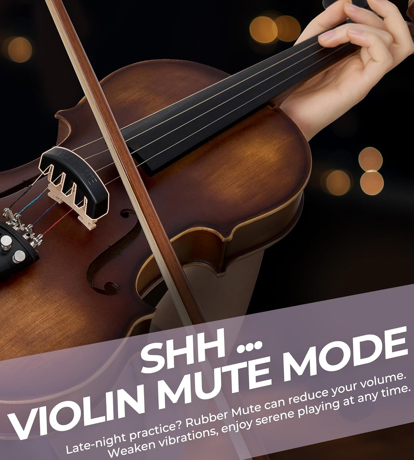 Vangoa Violin 4/4 Full Size Set, Varnish Fiddle Solid Wood for Professional Adults Senior Intermediate Beginners Student Starter Acoustic Violins Kit Outfit with Ebony Fitted, Hard Case, Right Handed