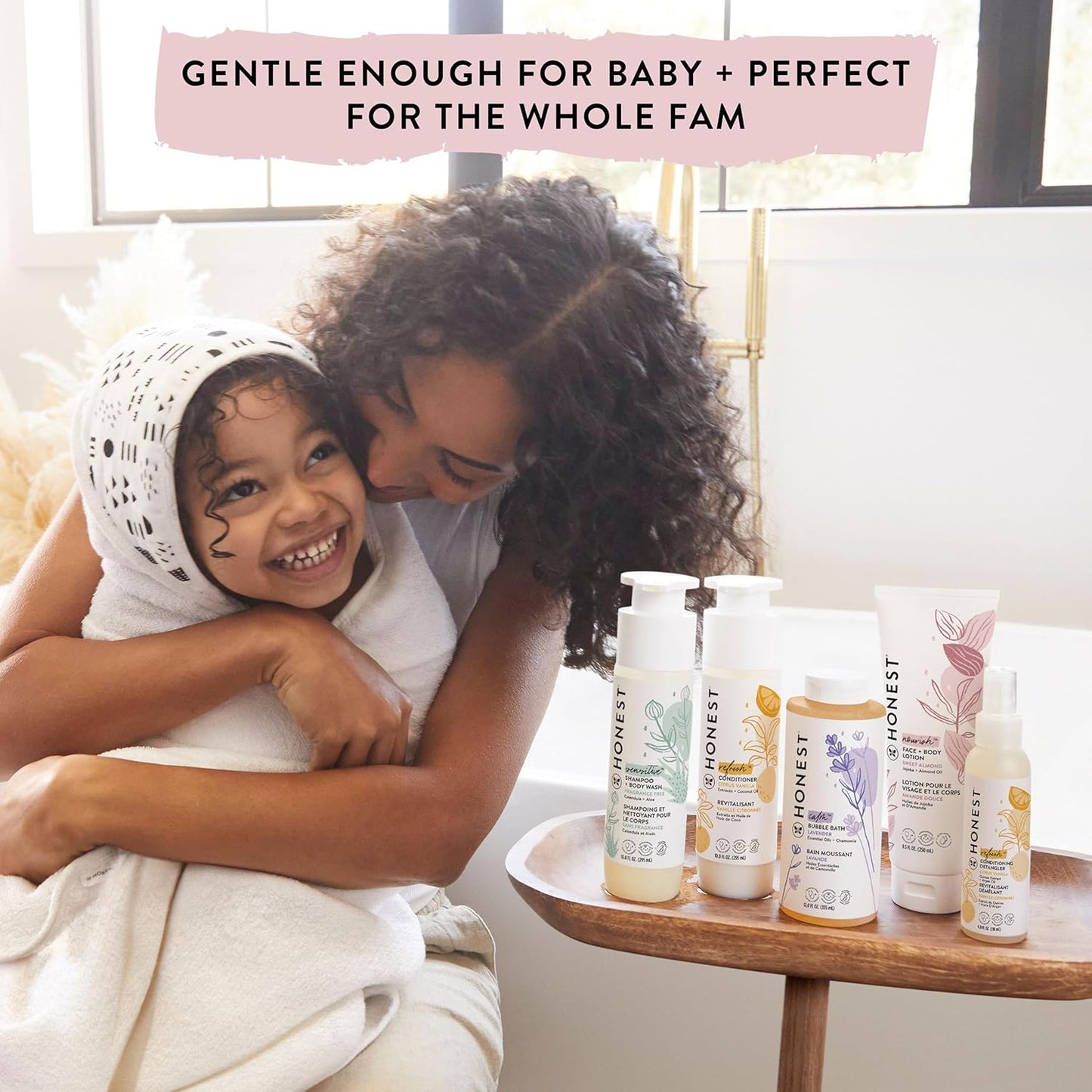 The Honest Company Silicone-Free Conditioner | Gentle for Baby | Naturally Derived, Tear-free, Hypoallergenic | Fragrance Free Sensitive, 10 fl oz