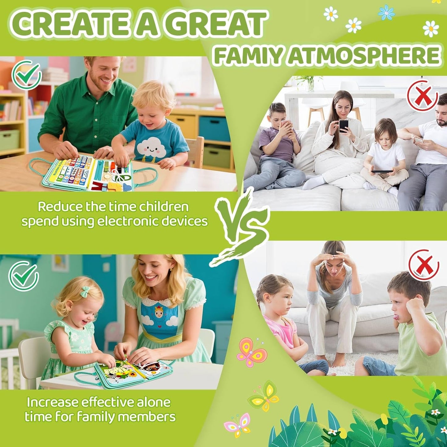 Busy Book for Toddlers 1-3 - Farm Montessori Toys Busy Board for 1 Year Old Boy Girl Gifts Educational Learning Activity Book Toddler Airplane Travel Toy 1+ Years Old Birthday Gift