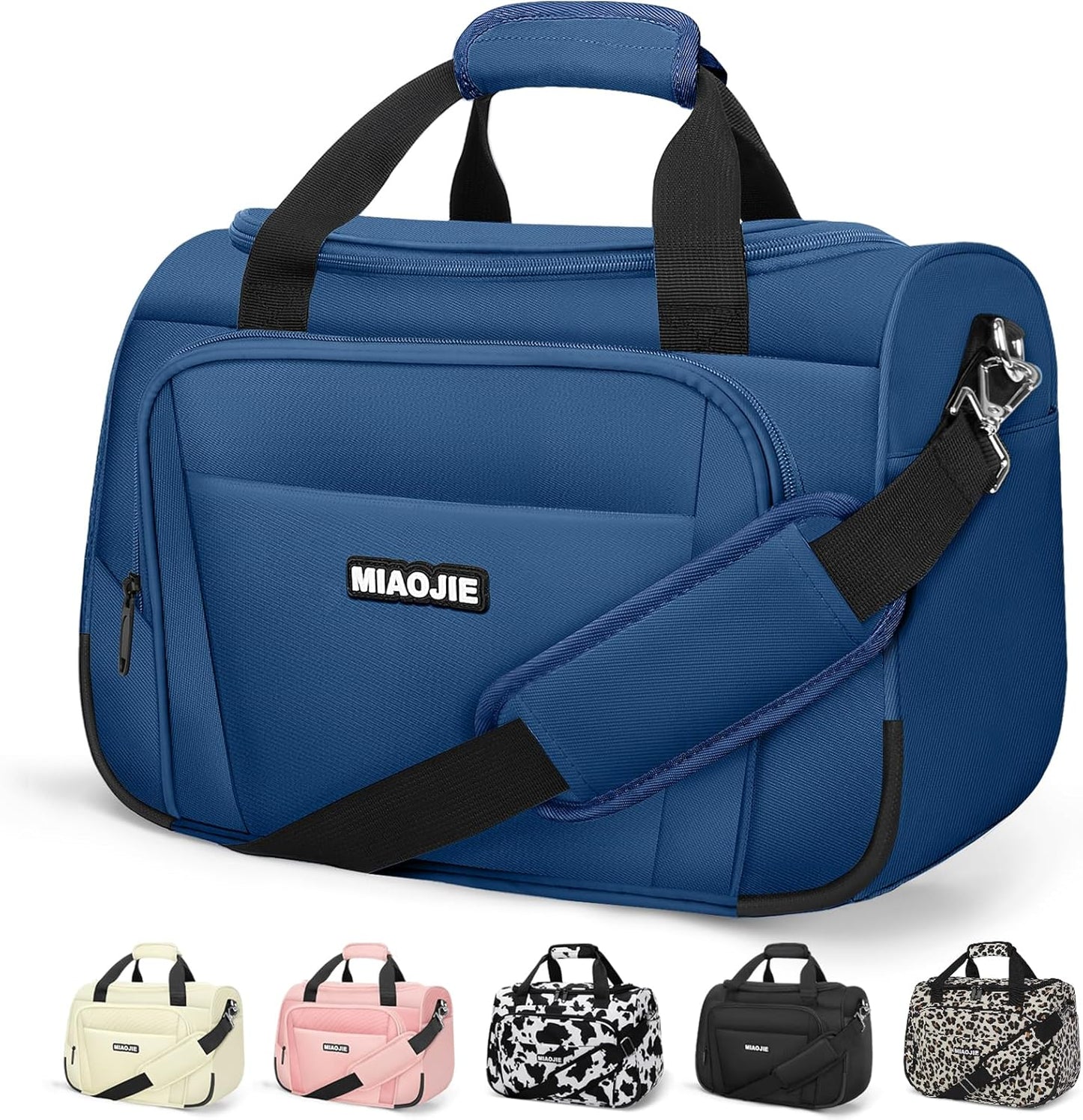 Underseat Carry On Luggage Lightweight Travel Tote Weekender Bag Overnight Duffle Bag for Travel, Travel Essentials Personal Item Travel Bag for Women and Men,Blue-18Inch