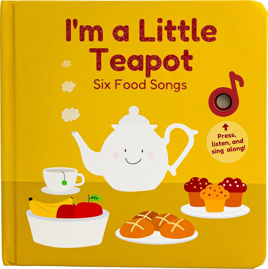Cali's Books I'm a Little Teapot Interactive Musical Book for Toddlers 1-3 | Books for 1 Year Old | Sound Book for Toddlers | Singing Books for Toddlers | Great
