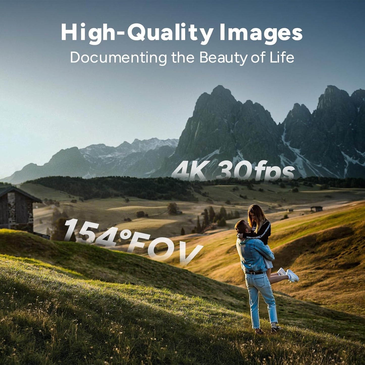 SJCAM C300 4K Vlogging Cam,7H Long Power,Super 6-Axis Stabilization Pocket Vlog Camera,Handheld Dual-Touch Screen Action Camera,30M Waterproof,Portable mini Tiny for Student,Ladies,Kids Action Cam