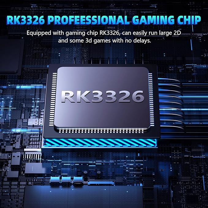 R36MAX Retro Handheld Game Console,64GB Preloaded Classic Video Games,Support 30+ Simulators,Retro Gaming Console with 4.0-in HD IPS Screen, 4000mAh Battery (Black)