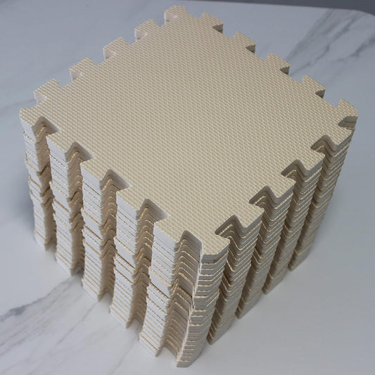 YIMINYUER® 25 Tiles (30cm×30cm×1cm Each Tile) Baby Soft Puzzle Play Mats, Kids Thick EVA Foam Floor, Toddlers & Children's Soft Interlocking Mat R10G301025