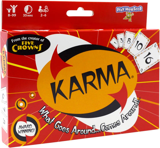 KARMA Card Games for Kids – Kids, Family Games Night, Multi-Player, Screen Free, Travel Games, Playing Cards, What Goes Around, Comes Around, Ages 8+