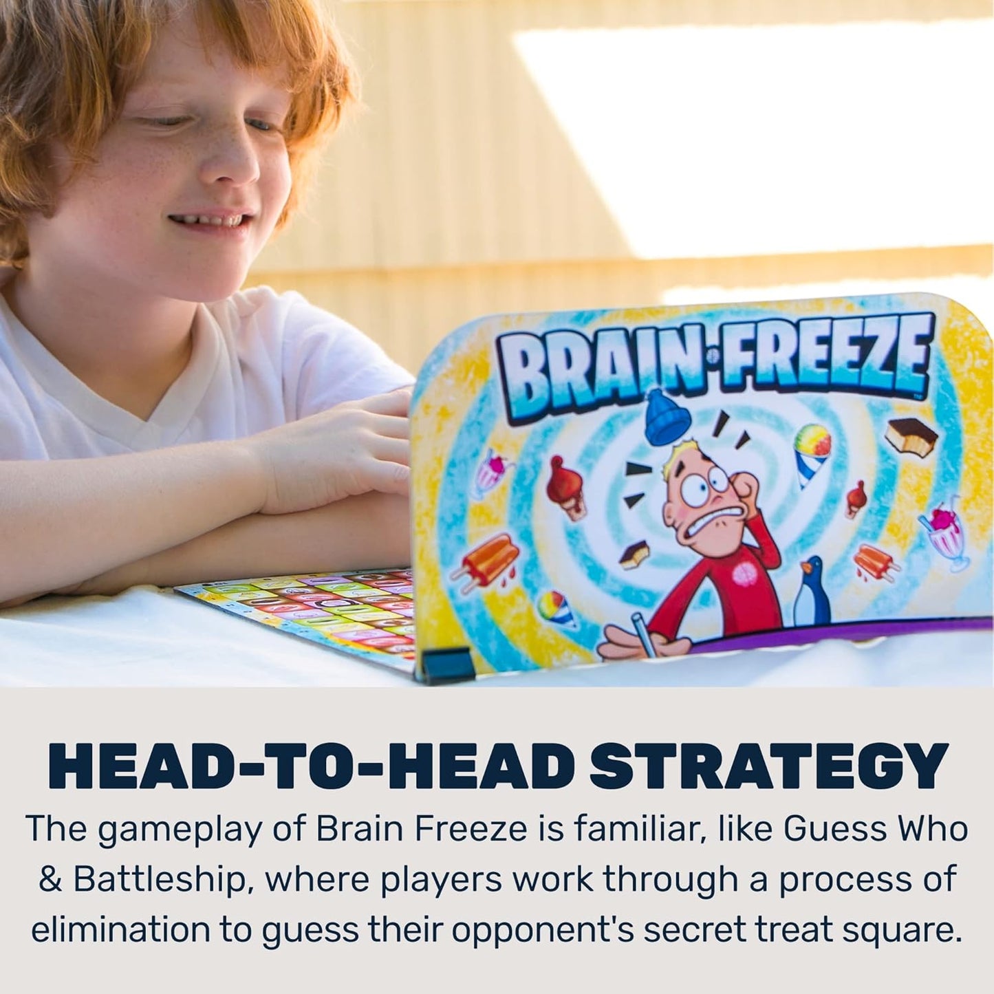 Brain Freeze™ Board Game – Fun Memory Game for Kids & Families, Educational Toys & Learning Game, Logic & Deduction Challenge, Ages 5+