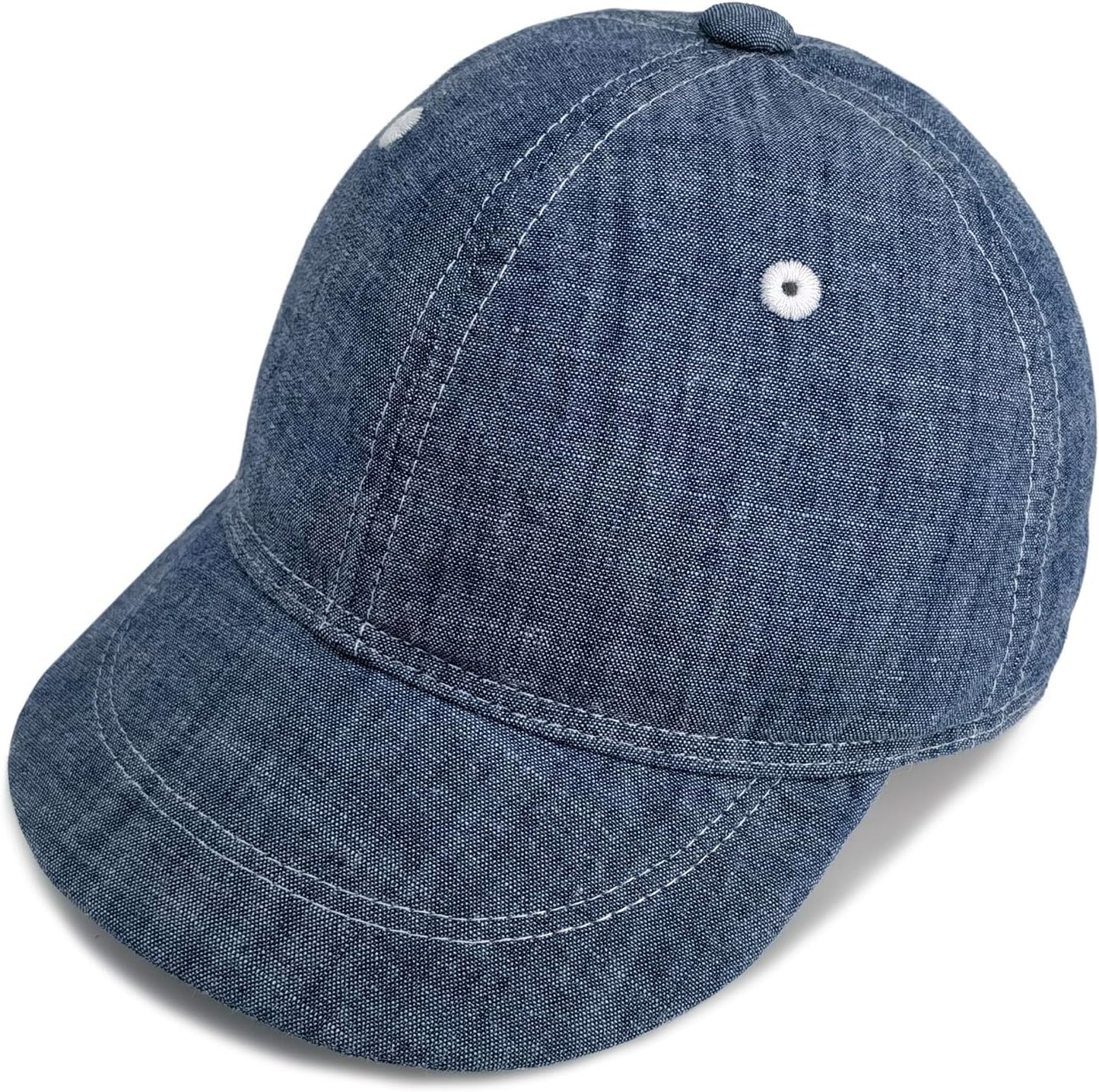 Keepersheep Baby Baseball Cap Infant Sun Hat, Cotton Knit with Soft Brim, Adjustable Soft Newborn Toddler Cap