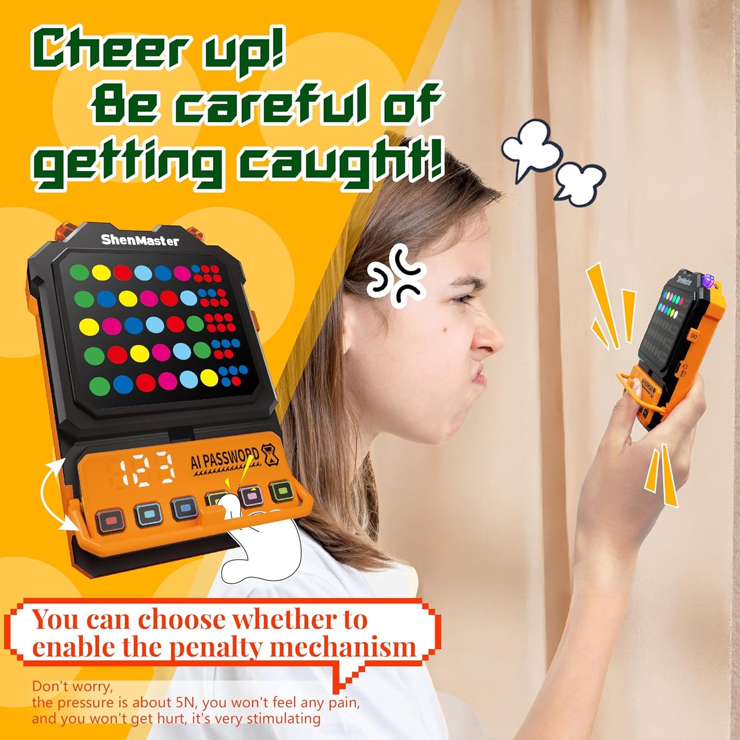 Super Decoder Game, 10000+ Colors Crack The Code-Breaking Puzzle Memory & Brain Teasers Games for Kids and Adult, Multiplayer Handheld Mastermind Travel Games, Birthday for Boys & Girls