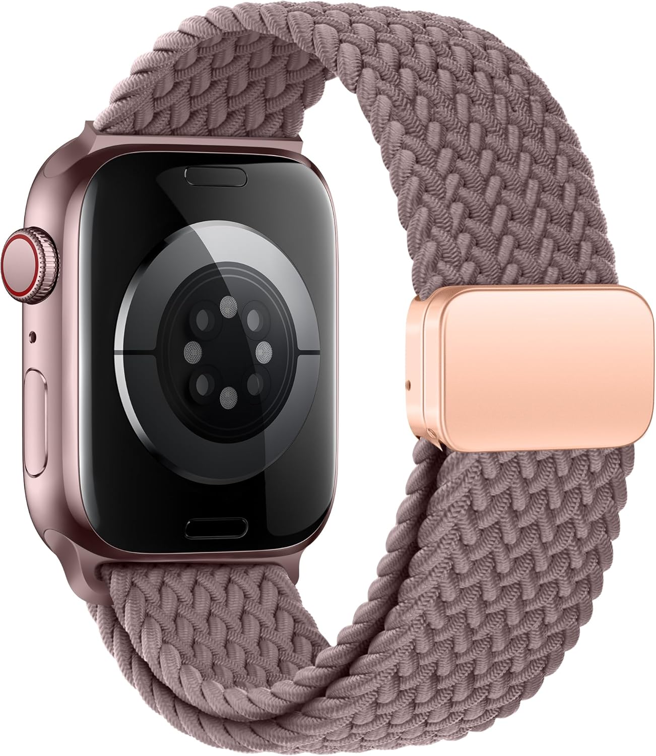 Mazoft Braided Bands With Magnetic Clasp Compatible with Apple Watch Band 38mm 40mm 41mm 42mm 44mm 45mm 46mm 49mm；Soft Nylon Sport Loop Strap for iWatch Series Ultra 2&1 10 9 8 7 6 SE 5 4 3 Women Men