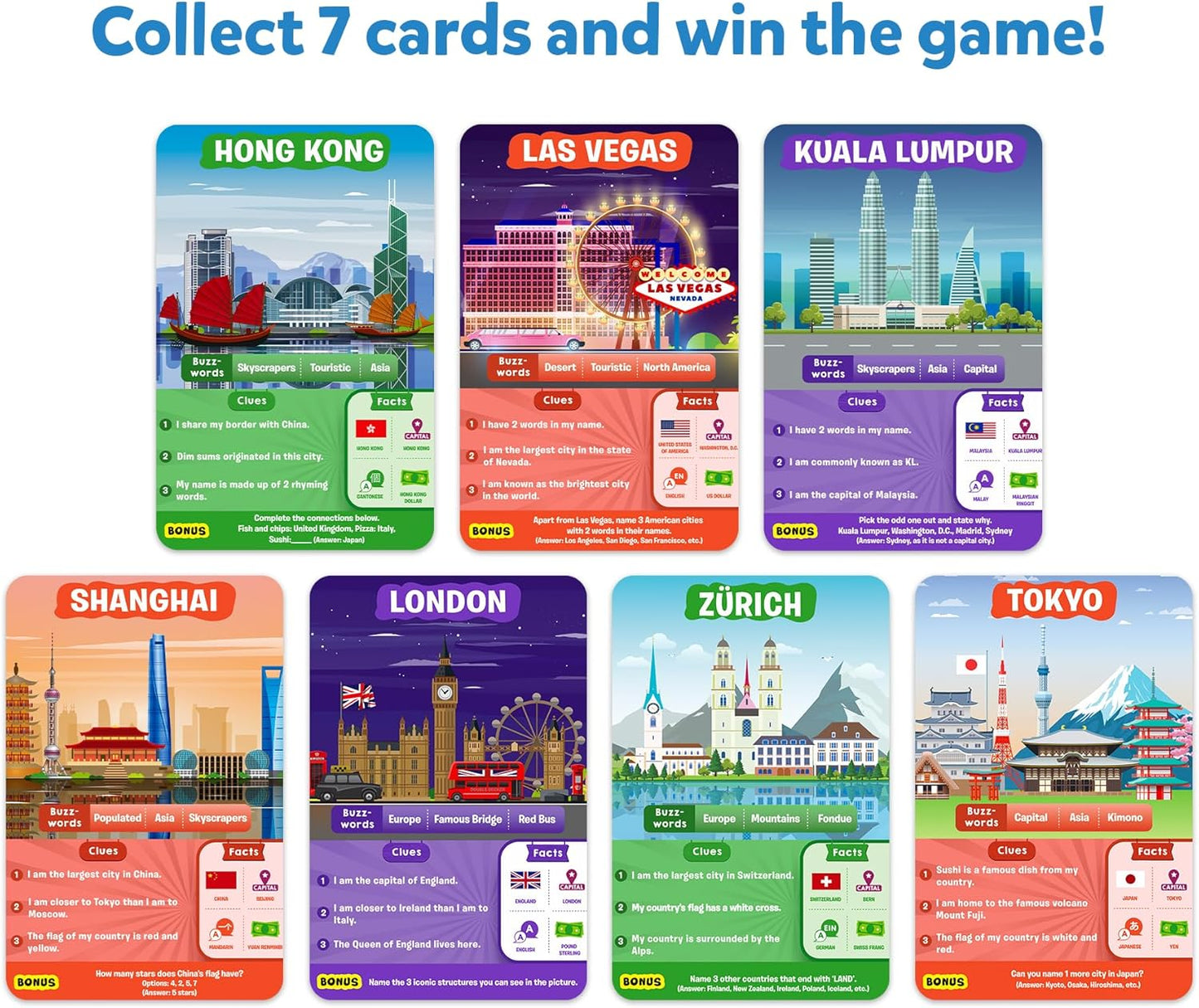 Skillmatics Guess in 10 Cities Around The World, Educational Travel Toys for Boys, Girls, and Kids Who Love Card Games, Board Games, Geography and History, Gifts for Ages 8, 9, 10 and Up