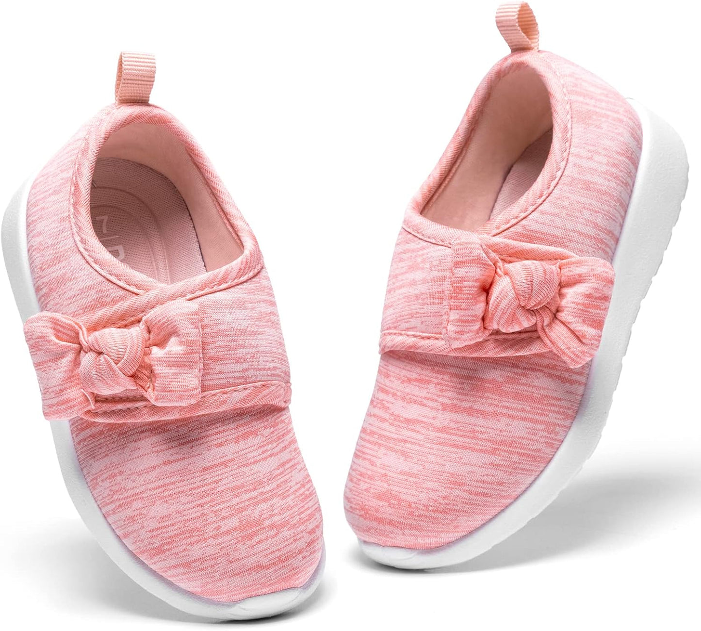 nerteo Toddler Girl Shoes Lightweight Slip On Sneakers for Kids