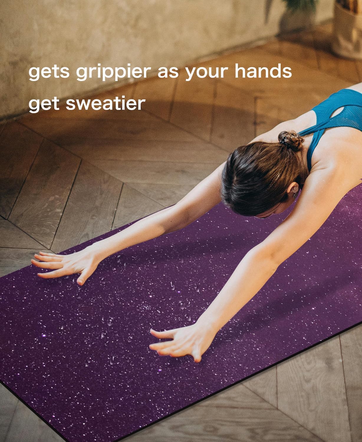 Non Slip Yoga Mat TPE Workout Mat for Men Women, Thick Workout Mat with Carrying Strap, Fitness Mats for Exercise, Yoga, Fitness, Pilates, Floor Workouts (72" x 24" x 6mm)