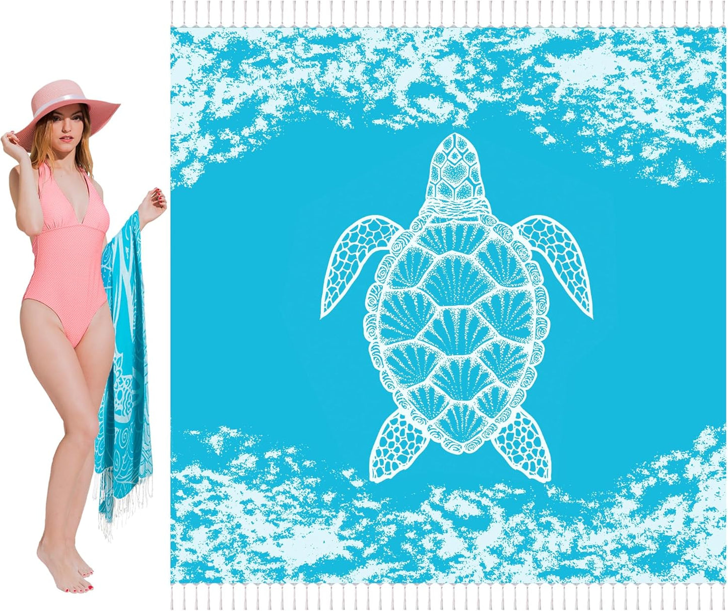 Oversized Turkish Beach Towel Blanket XXL Cotton Sandproof Towels Boho Woven Extra Large Big Sand Free Giant Throw Thick Blankets Huge Quilt XL Picnic Camping Necessities Cloud For Adult Gifts