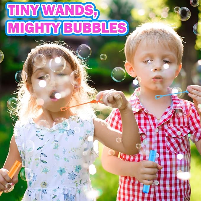 Bulk Mini Bubbles Party Favors for Kids 100-300 Pack, Small Halloween Birthday Pinata Goodie Bag Stuffers Fillers Non Candy Treats for Toddlers, Bulk Toys Prizes Rewards for Carnival Games, Wedding