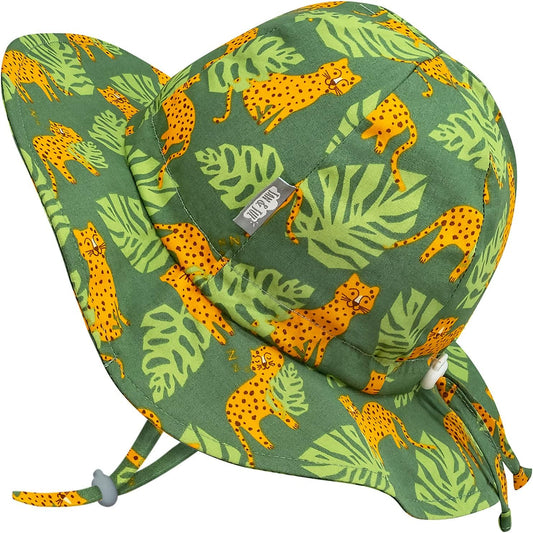 JAN & JUL Adjustable Cotton Floppy Sun Hat with 50+ UPF Protection for Boys