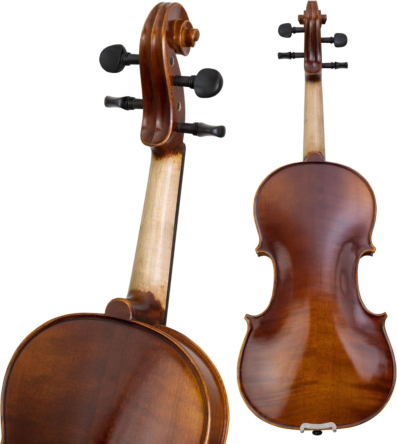 Kennedy Violins Louis Carpini G2 Violin Outfit 1/4 Size — Carrying Case and Accessories Included — Solid Maple Wood & Ebony Fittings