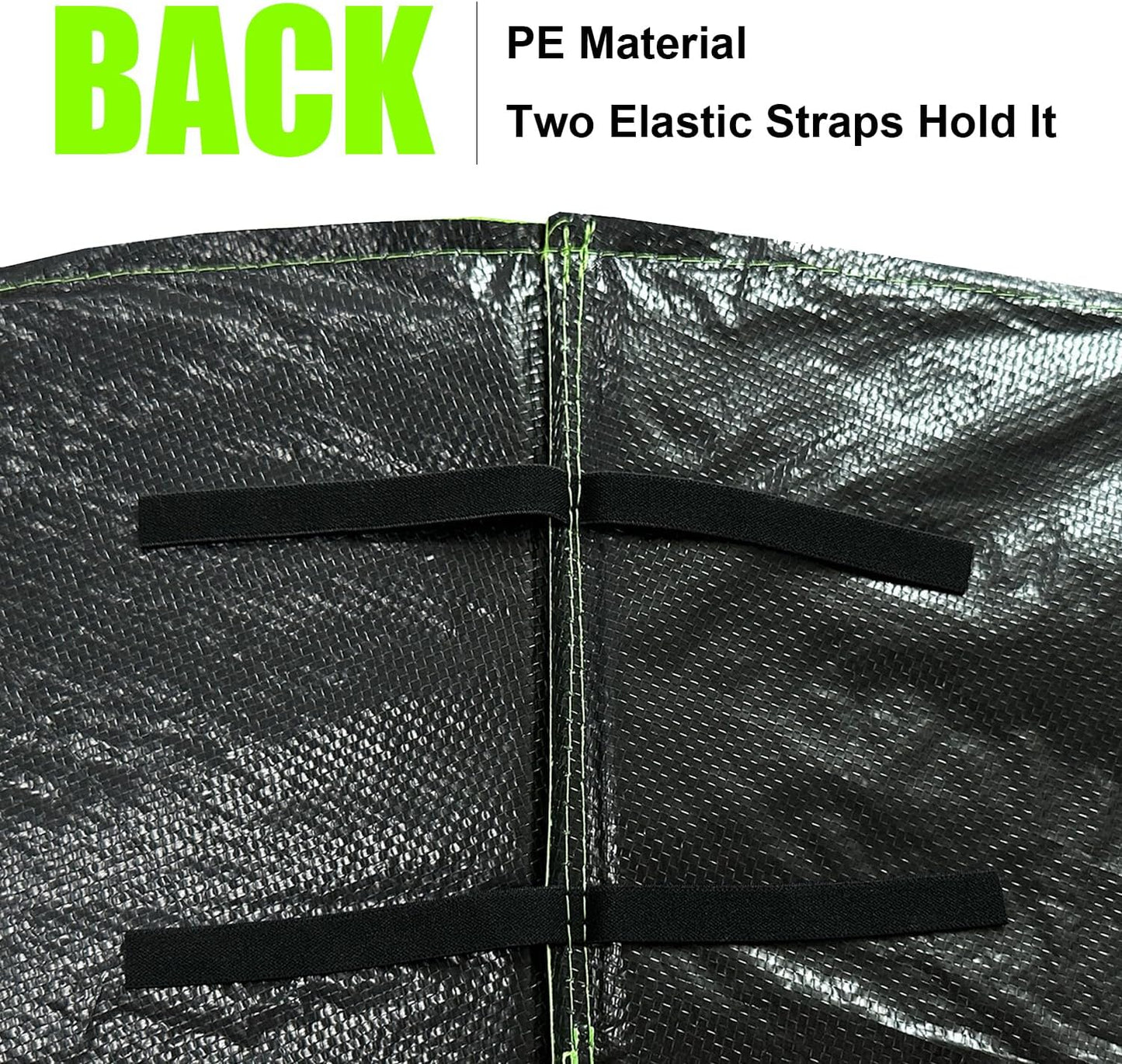 LANGXUN Universal Trampoline Repalcement Safety Pad, 8ft 10ft 12ft 14ft 15ft 16ft Waterproof Surround Spring Foam Cover for Round Frame