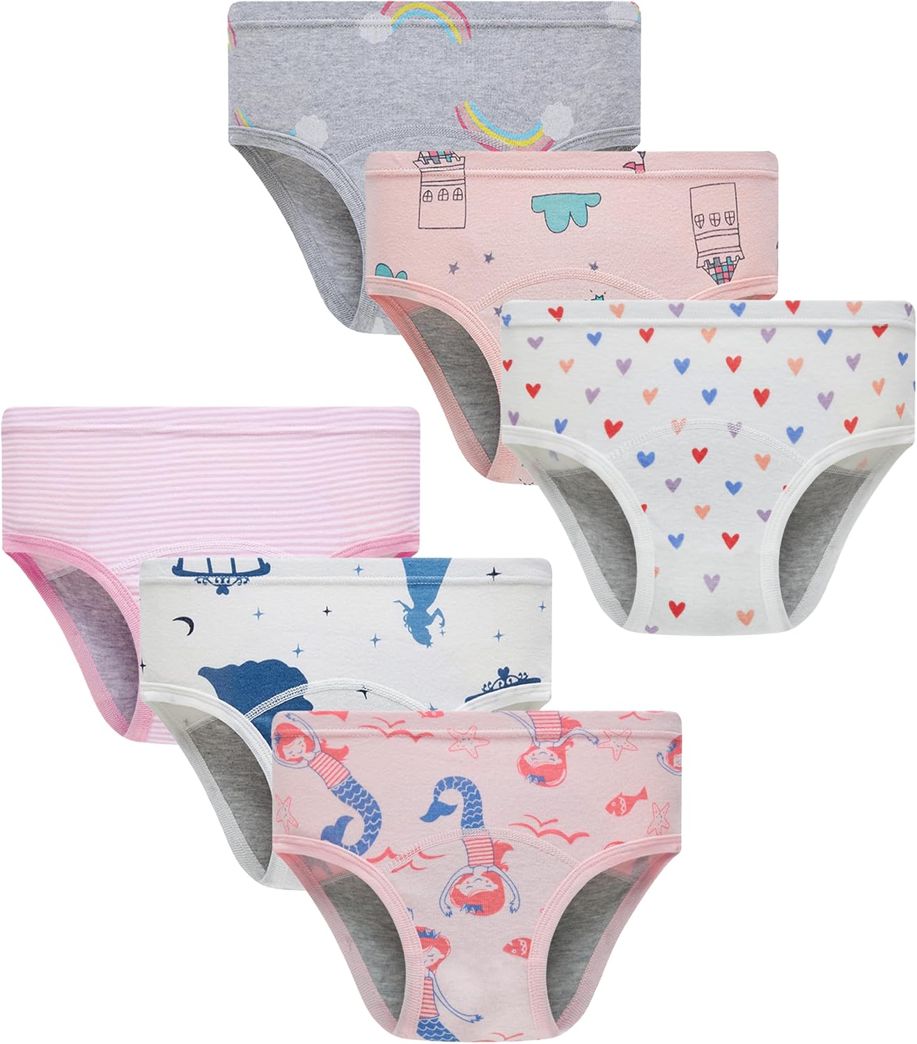 Sladatona Girls Potty Trainer Underwear Toddler Girls Briefs