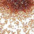 14400-Pack Acrylic Diamonds, 0.12 Inch/3mm Wedding Table Scatter Confetti Crystals for Vase Fillers/Art Craft, Acrylic Diamonds Gems [Coffee AB]