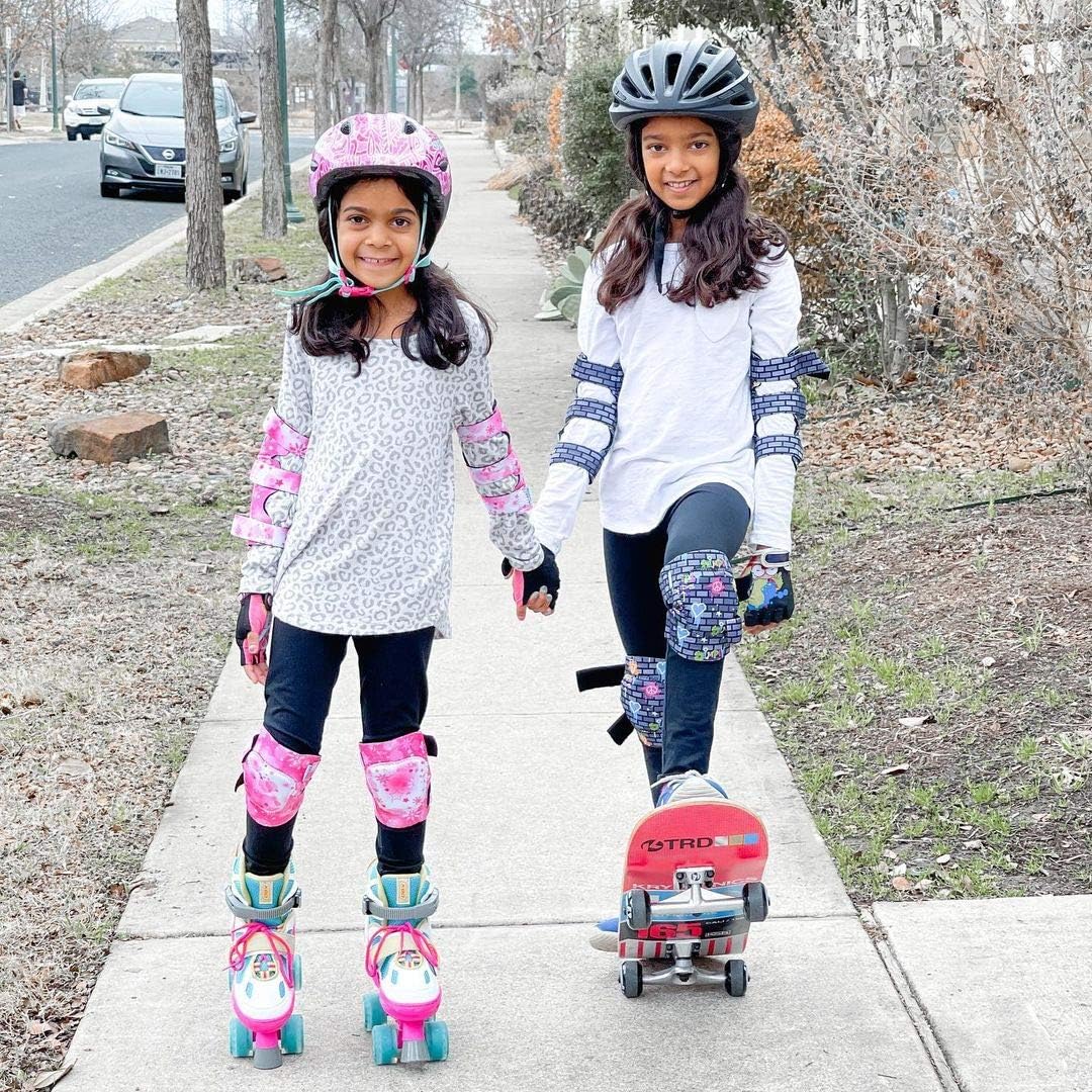 Soft-Style Kids Knee and Elbow Pads with Bike Gloves, Flexible Impact-Resistant Gear for Ages 2-11, Designed for Balance Bikes, Roller-Skating, and Skateboarding