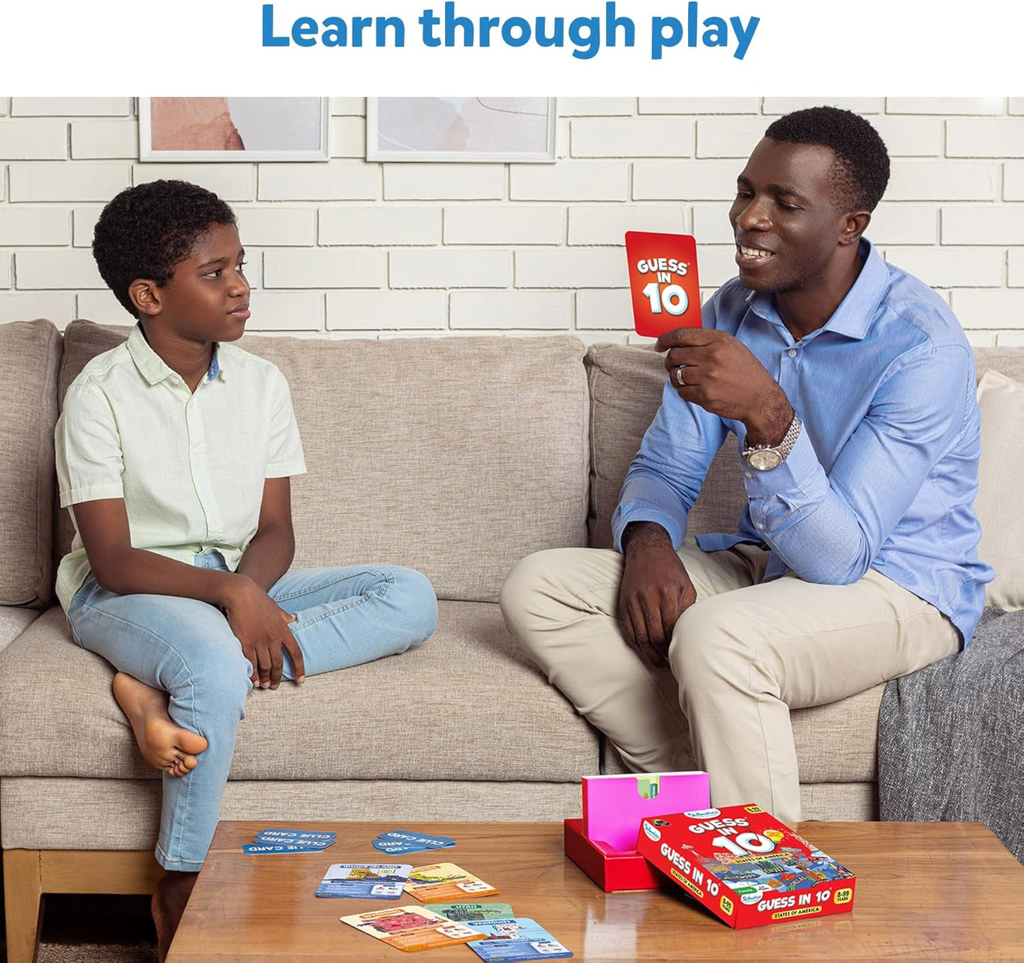 Skillmatics Guess in 10 States of America, Educational Travel Toys for Boys, Girls, and Kids Who Love Card Games, Board Games, Geography and History, Gifts for Ages 8, 9, 10 and Up