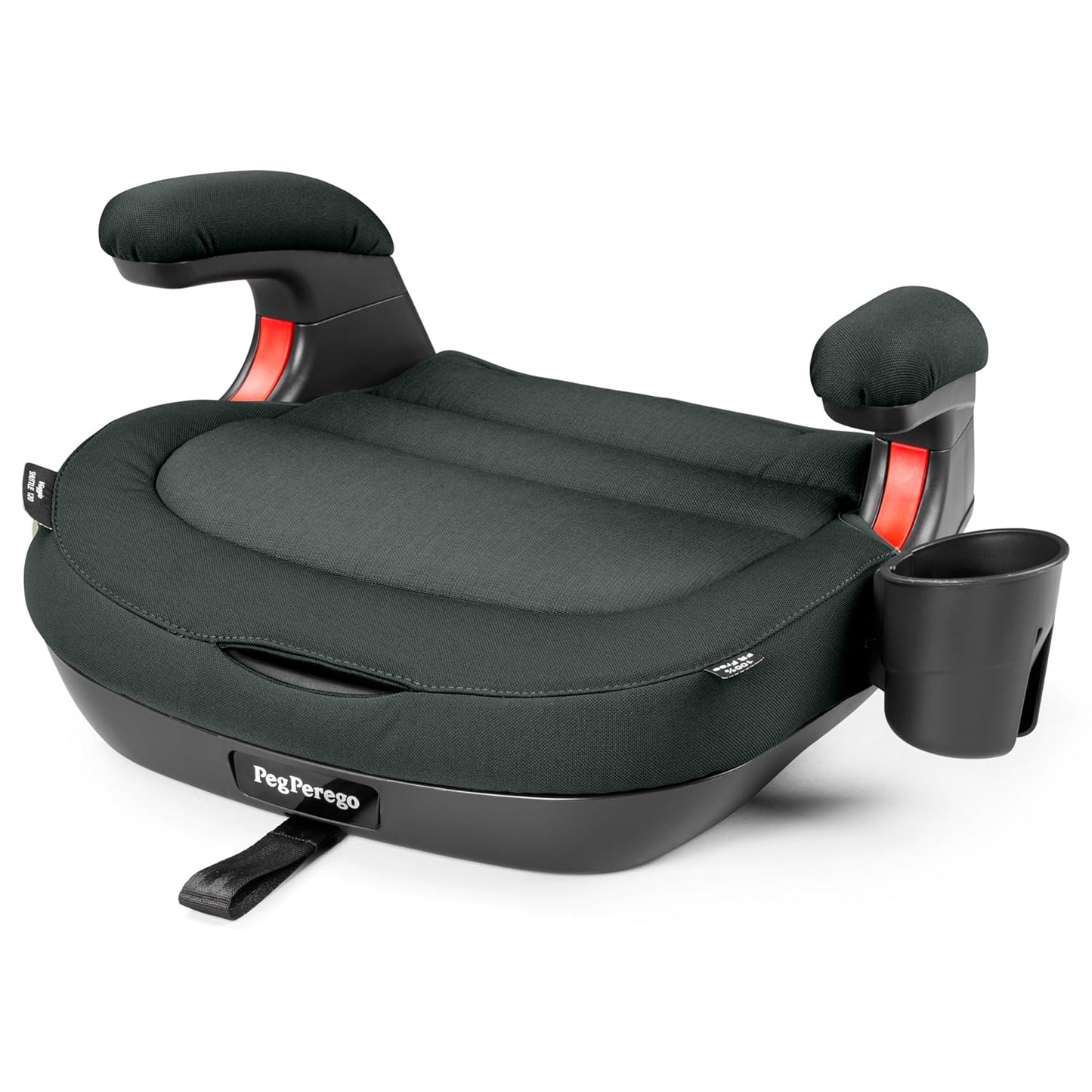 Peg Perego Viaggio Shuttle - Booster Car Seat - for Children from 40 to 120 lbs - Made in Italy - Metal (Sage Green)