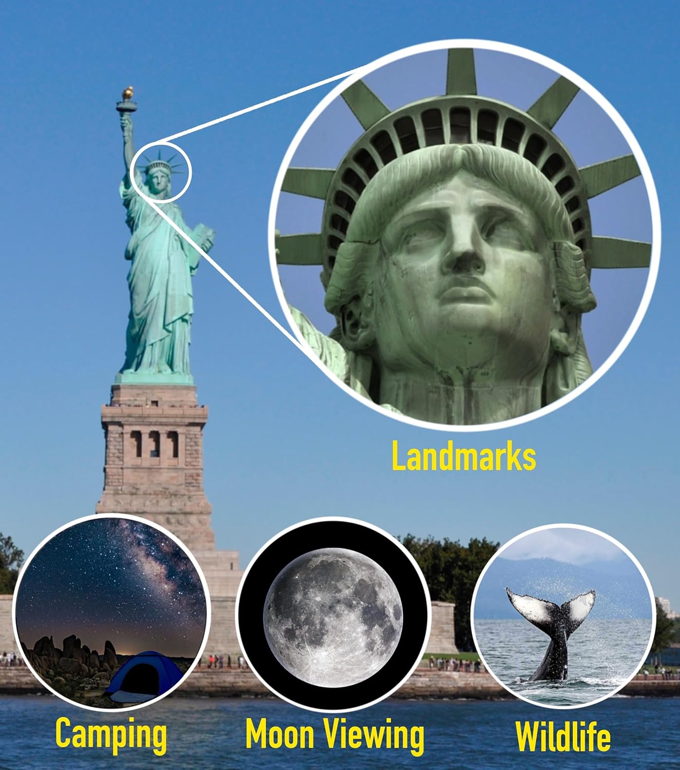 SpectrumOI Telescope for Kids & Adults - Astronomy Gift, 70mm Aperture Refractor with Carry Bag & Phone Holder