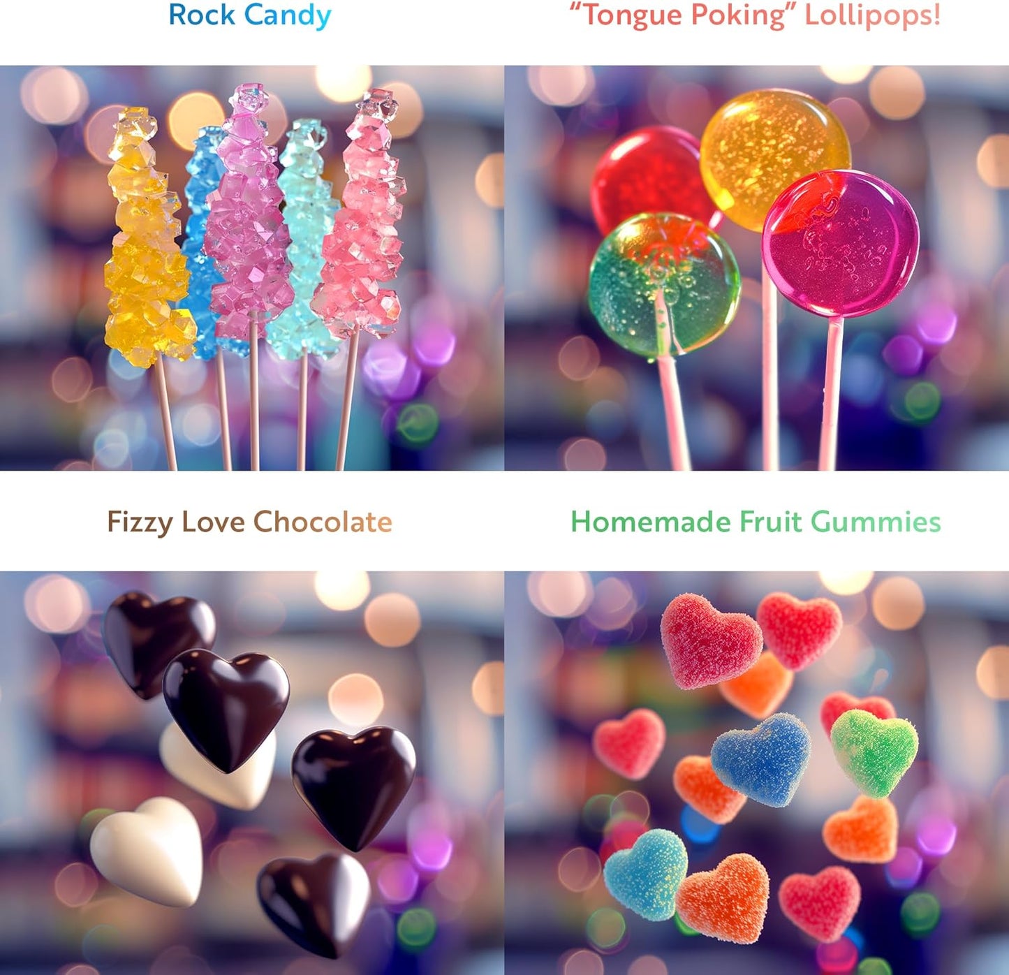 Playz Edible Exploding Candy Making Science Kit for Kids Ages 8-12 Years Old - Food Science Chemistry Kid Science Kit with 29 Experiments, Educational Science Kits for Boy & Girls