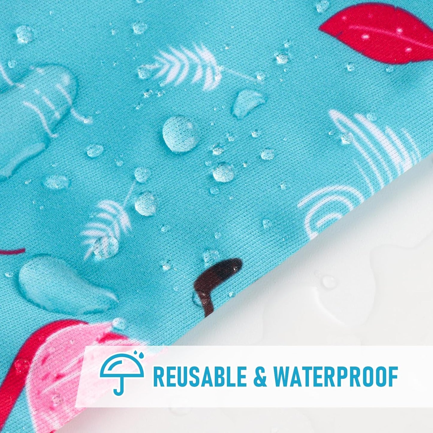 Angel Love Wet Bags for Baby, 3 Pack Wet Dry Bags for Baby Cloth Diaper, Wet Bathing Suit Bag Waterproof with Two Zippered Pockets, Washable Wet Bag for Swimsuit Travel Beach Pool Gym for Wet Clothes