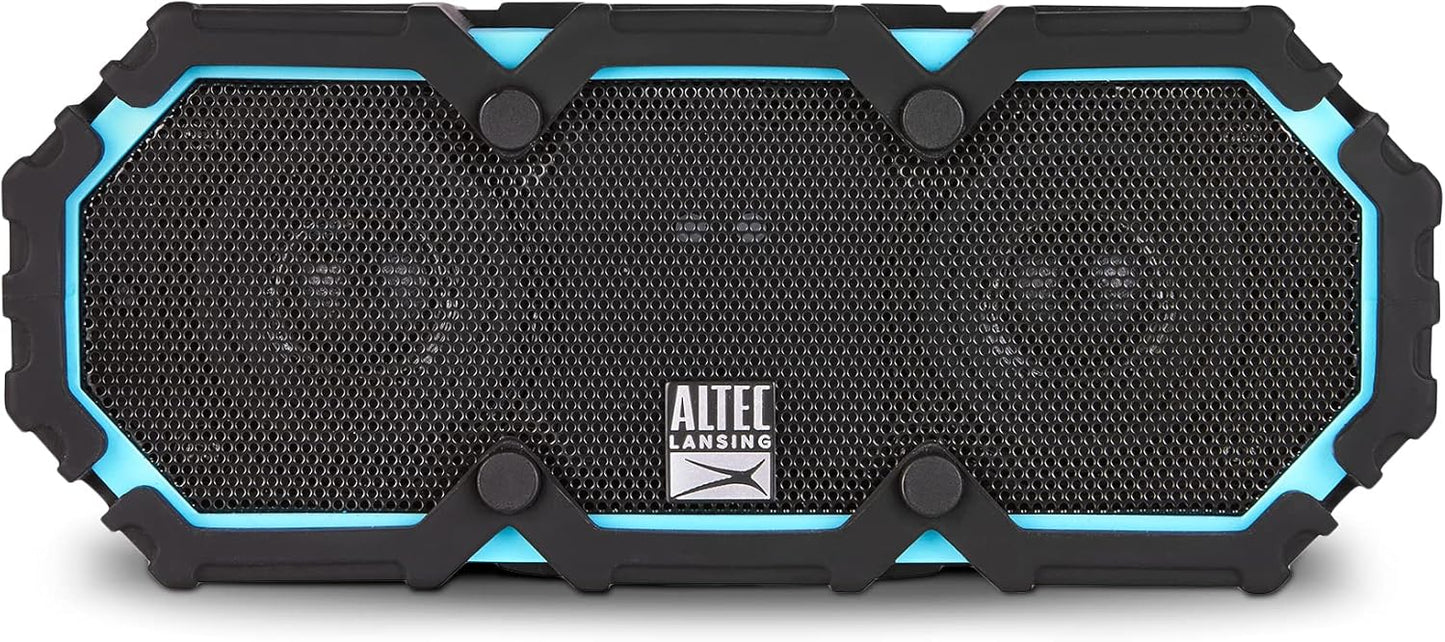Altec Lansing LifeJacket 2 - Waterproof Bluetooth Speaker, Floating Portable Speaker for Travel & Outdoor Use, Deep Bass & Loud Sound, 30 Hour Playtime, 2.80 x 7.50 x 3.11 Inches
