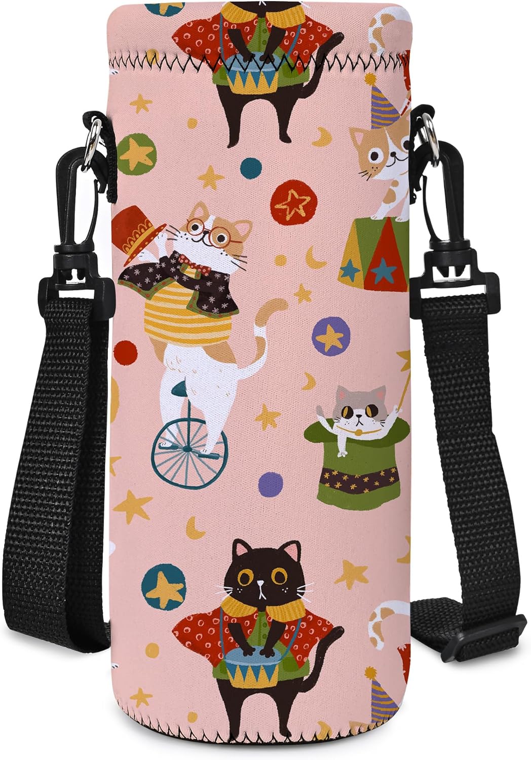 AUPET Water Bottle Bag Carrier,24oz/32oz Insulated Neoprene bottle Sling Holder Case Pouch Cover for 1000ML/750ML Bottles with Shoulder Strap for walking