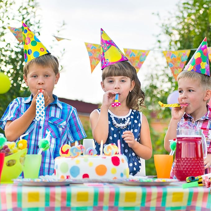 Hedume 200 Pieces Party Blower, Noisemakers Blowouts Whistles, Colorful Birthday Noisemakers, Party Horns Party Whistles New Years Party Noisemakers, Blowouts Noisemakers Funny Party Blowouts Blowers