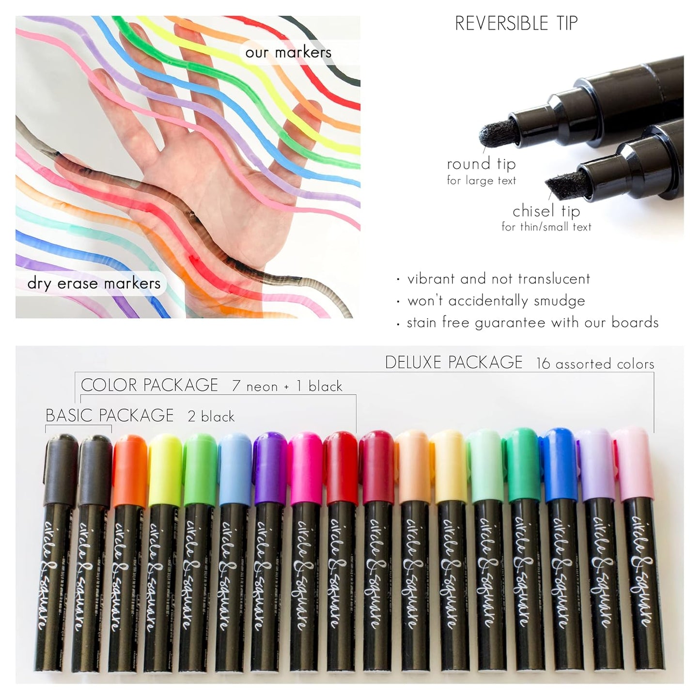 Personalized Dry Erase Wall Calendar with Custom To do list and Notes Organization Sections | Large Whiteboard Calendar (24" W x 18" H, Black Frame)