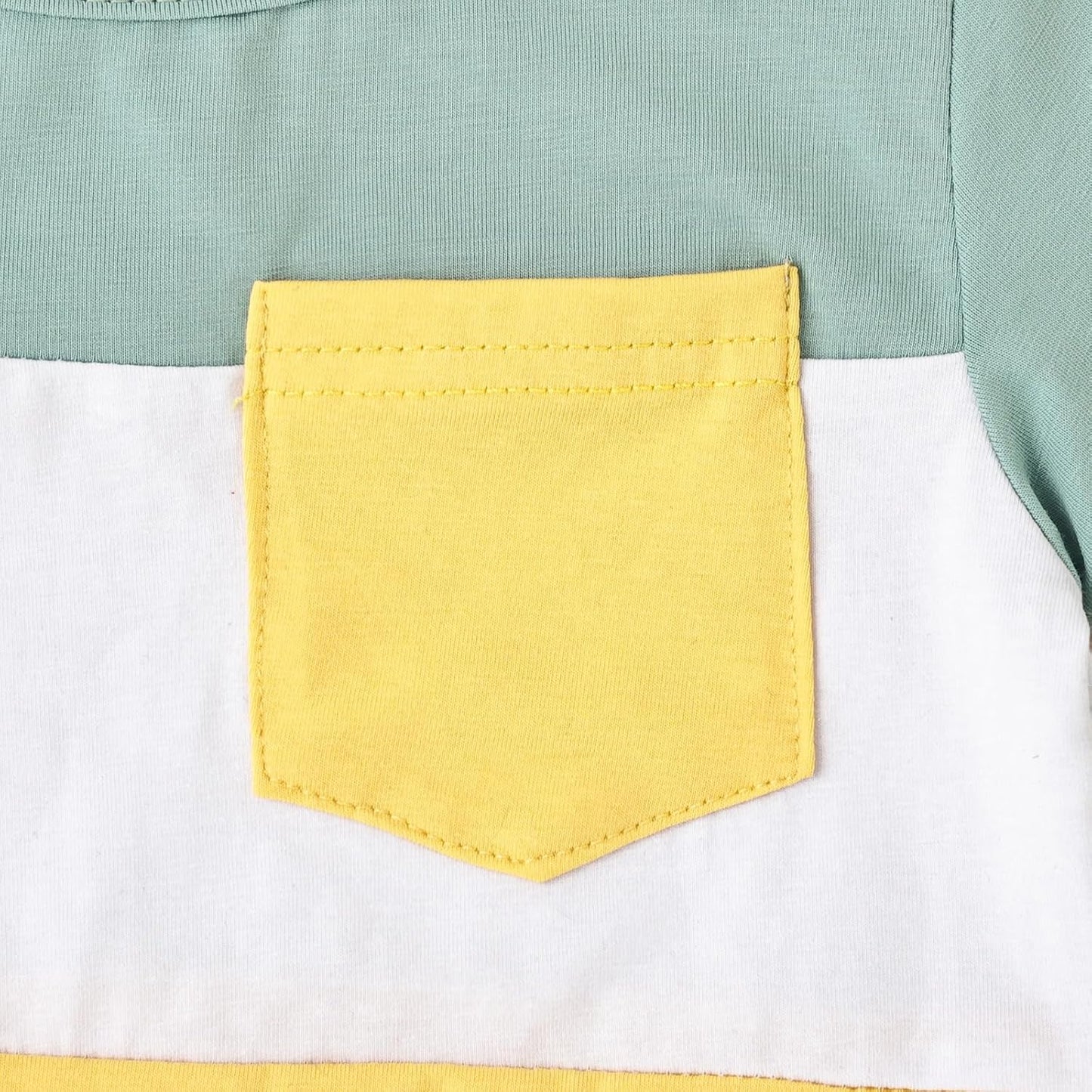 Baby Boy Clothes Toddler Boy Summer Outfits Short Sleeve Patchwork Top T-shirt & Pocket Pant Set 2 Piece 12 Months-4T