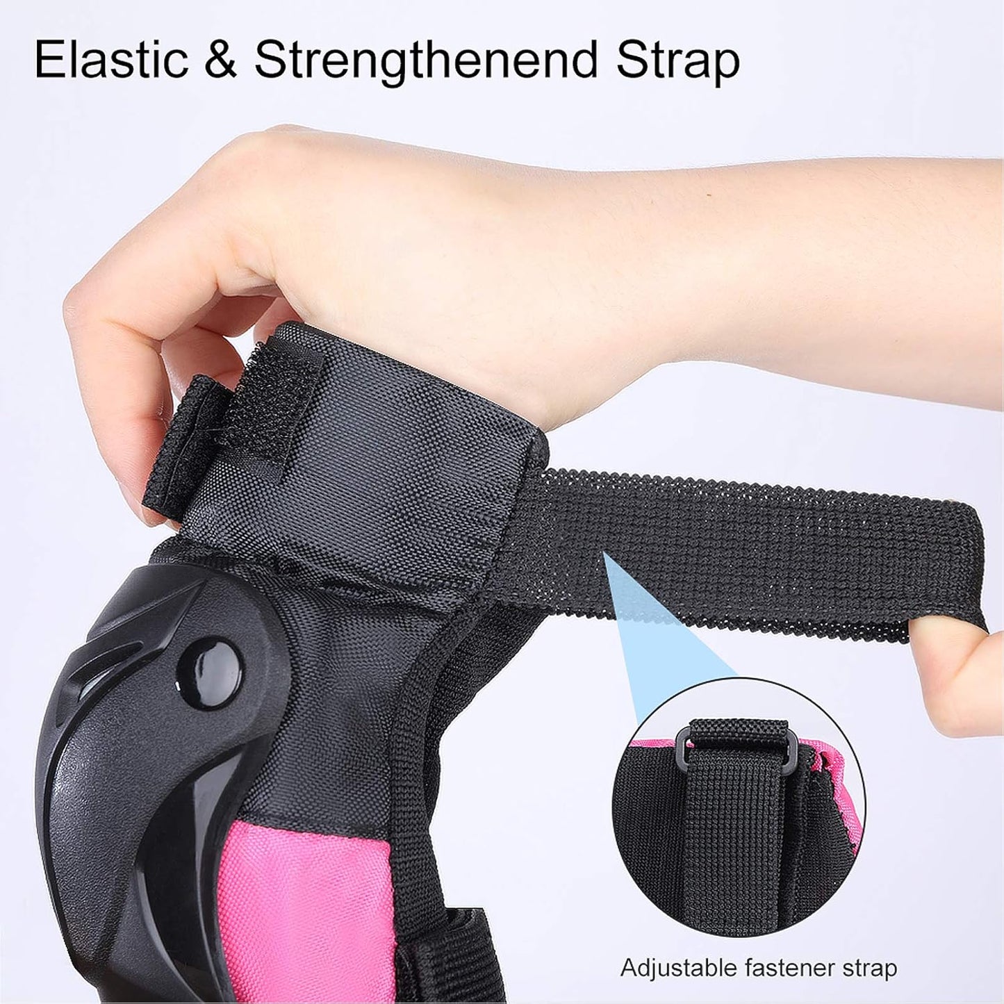 TXJ Sports Knee Pads Elbow Pads with Wrist Guards Protective Gear Set for Kids Youth Skateboard Sports Skateboarding Roller Skating Bicycling 6 in 1