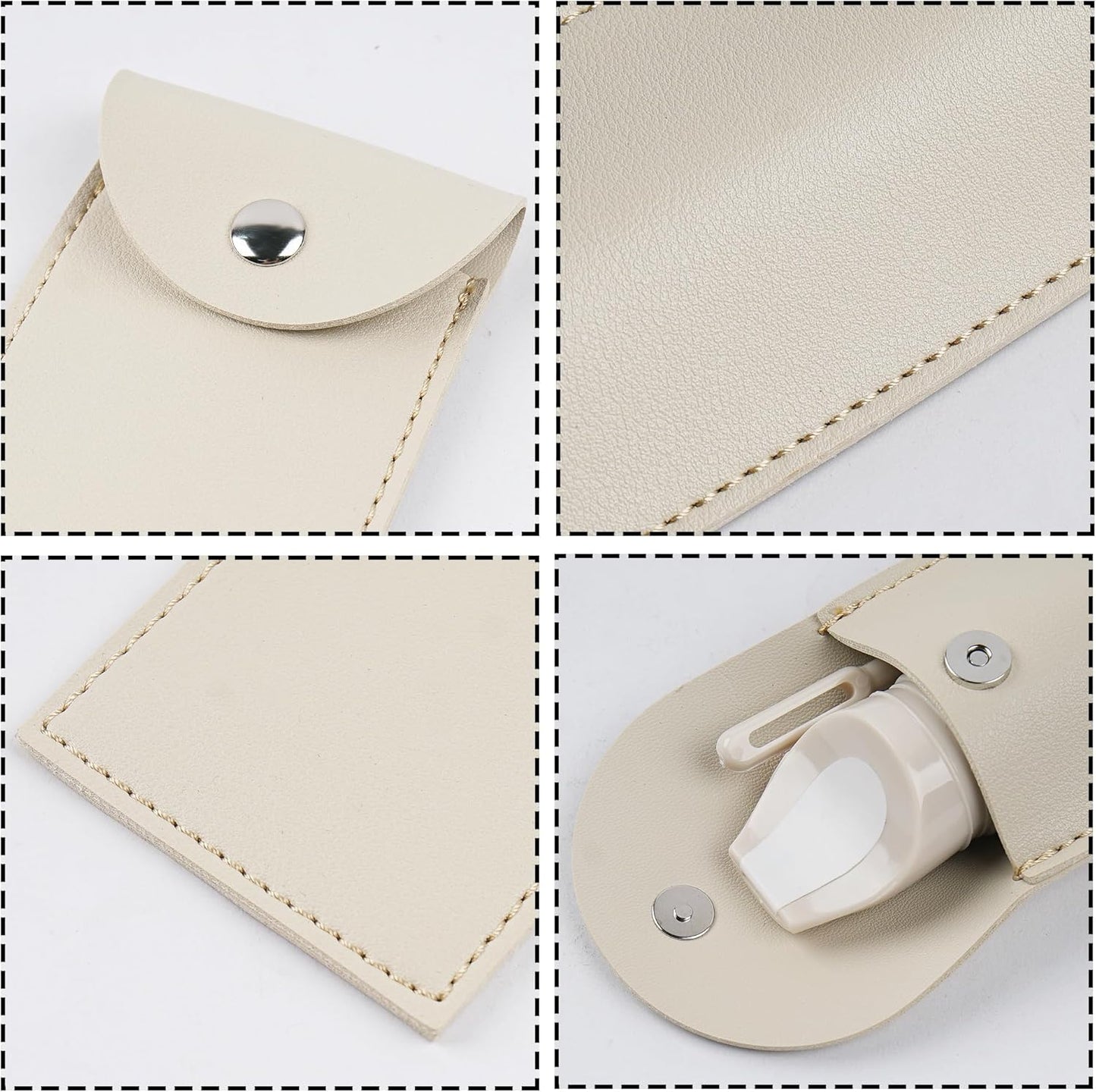 LIZIMANDU Recorder Instrument for Beginner Adults,8-Hole Soprano Descant Recorder Music Flute with with Cleaning Rod & Leather Case For Home Entertainment(2-Beige2)