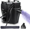 3500W Dry Ice Machine, Portable Low Lying Fog Machine with Tube Nozzle, Dry Ice Fog Machine for Stage Wedding Party Bar KTV Events, Black