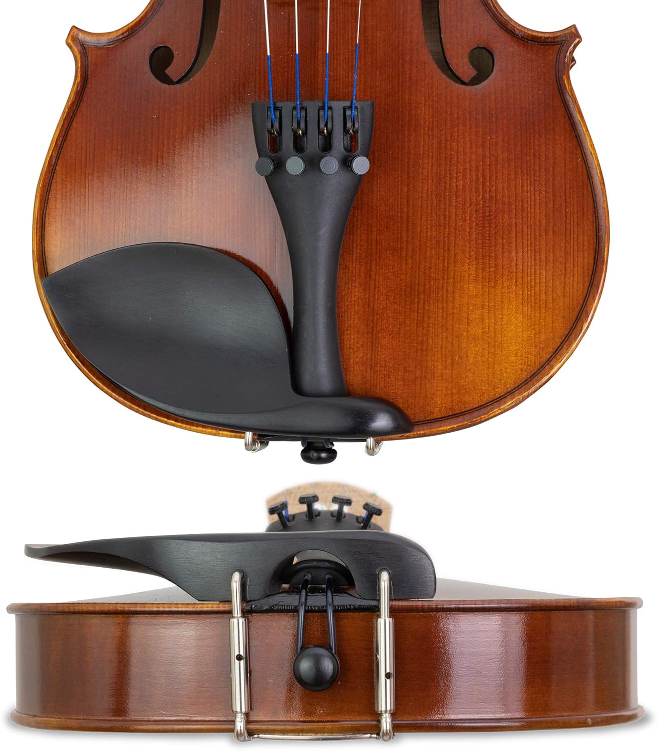 Kennedy Violins Louis Carpini G2 Violin Outfit 1/2 Size - Carrying Case and Accessories Included - Solid Maple Wood and Ebony Fittings